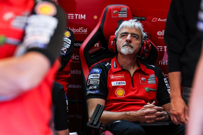 SCARPERIA, ITALY - 2024/05/31: Luigi DallIgna General Manager of Ducati Corse seen during the MotoGP GP7 Gran Premio dItalia Brembo - Free Practice Pit Lane at Mugello Circuit in Scarperia. (Photo by Fabrizio Carabelli/SOPA Images/LightRocket via Getty Images)
