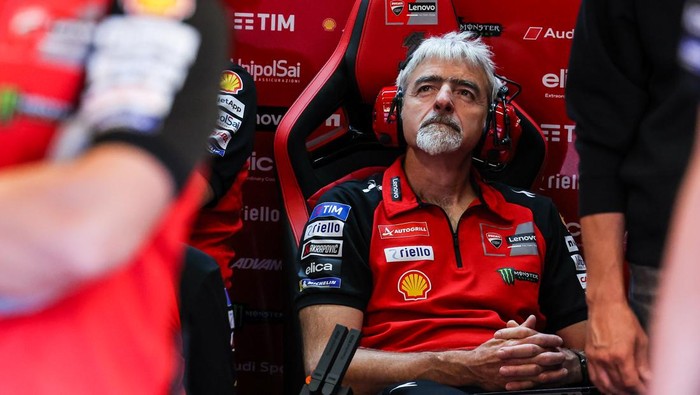 SCARPERIA, ITALY - 2024/05/31: Luigi DallIgna General Manager of Ducati Corse seen during the MotoGP GP7 Gran Premio dItalia Brembo - Free Practice Pit Lane at Mugello Circuit in Scarperia. (Photo by Fabrizio Carabelli/SOPA Images/LightRocket via Getty Images)