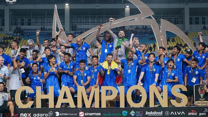 Arema FC juara Piala Presiden 2024
