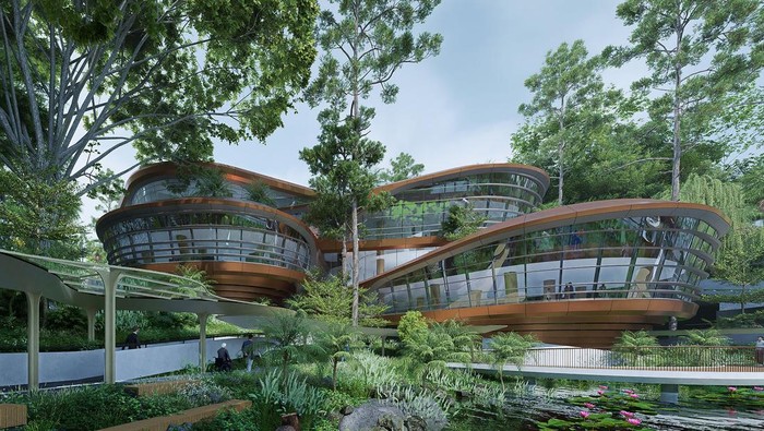 Desain gedung kantor BTN di IKN