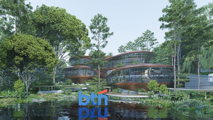 Desain gedung kantor BTN di IKN Desain gedung kantor BTN di IKN