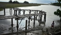 Desa wisata peraih anugerah desa wisata Indonesia (ADWI) 2022 sebagai desa terbaik ini rusak dan terbengkalai.  
