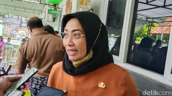 Kepala Dinas Kesehatan Kota Kupang, NTT, saat diwawancarai detikBali beberapa waktu lalu. (Yufengki Bria/detikBali).