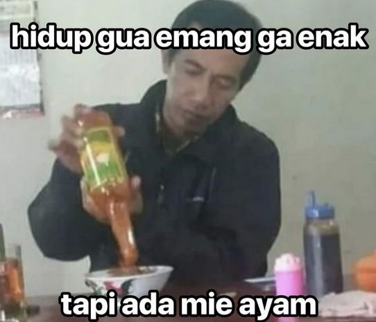 Kocak! Mie Ayam Disebut Jadi Obat Anti Depresi ala Gen Z