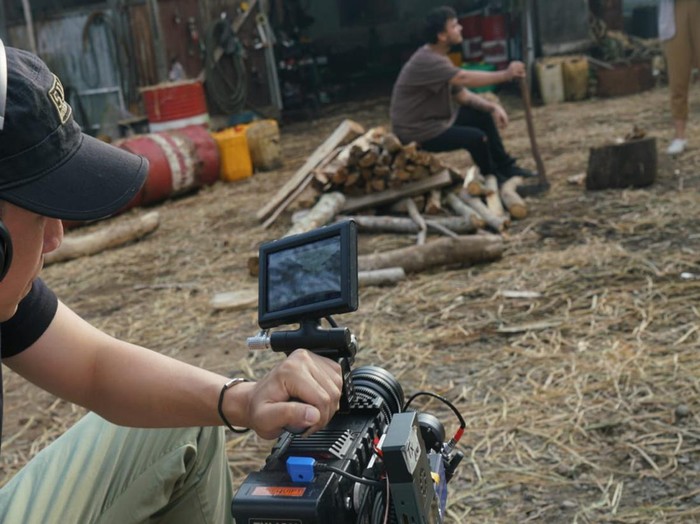 Proses syuting film Kutukan Calon Arang.