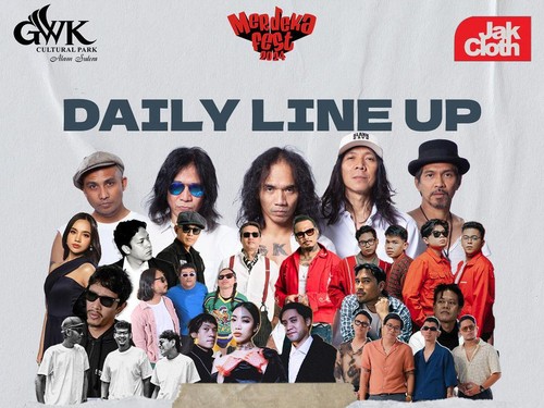 Line up Merdeka Fest 2024. (Instagram @merdekafest2024)