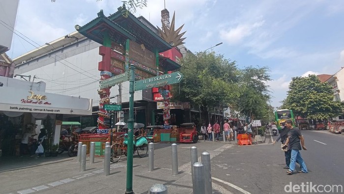 Lokasi relokasi Teras Malioboro yang terletak di Kampung Ketandan dan Beskalan, Malioboro, Jogja. Foto diunggah Rabu (7/8/2024).