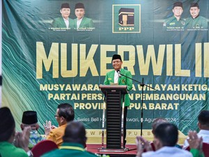 Hadiri Mukerwil PPP Papua Barat, Mardiono Minta Kader Berjuang di Pilkada