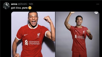 Nggak bisa Yura, Mbappe sudah di Real Madrid Foto: Twitter