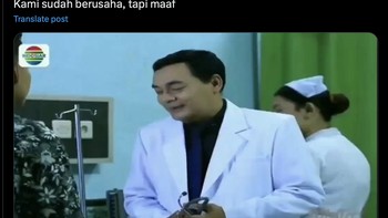 Nggak Bisa Yura, kami sudah berusaha. Foto: Twitter