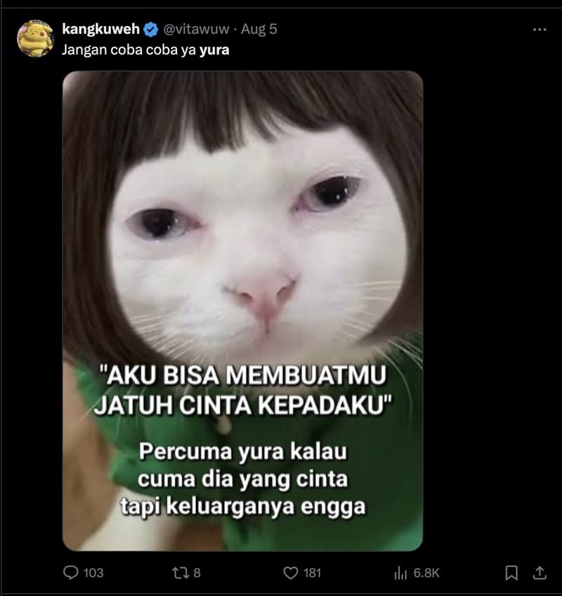 Meme Gak Bisa Yura