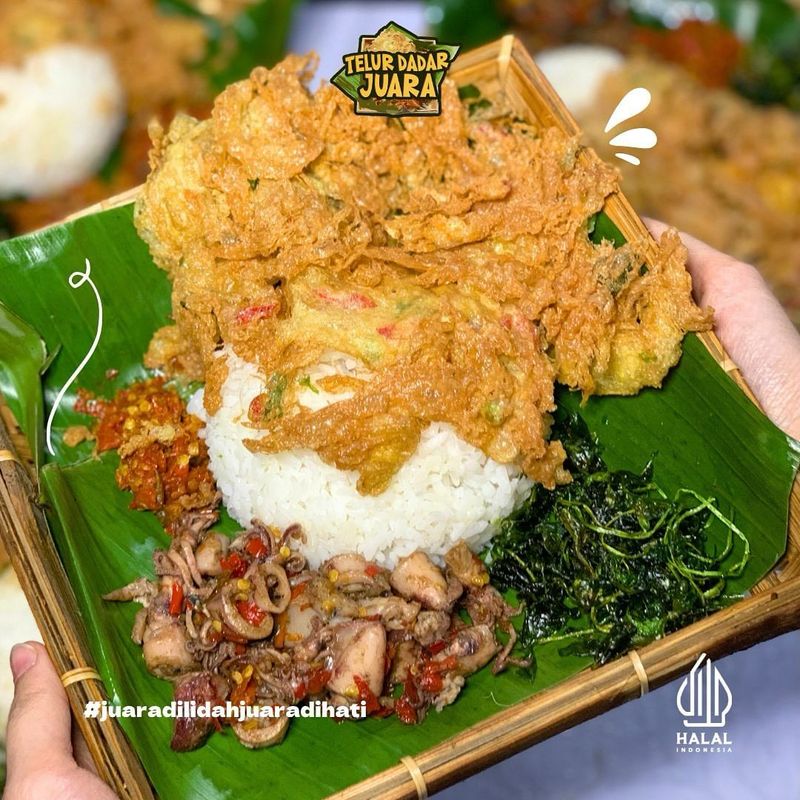 nasi telor viral di berbagai daerah
