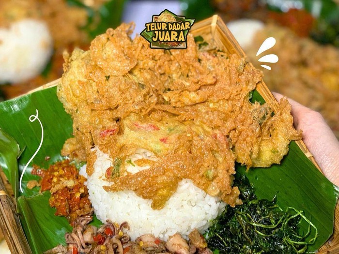 nasi telor viral di berbagai daerah