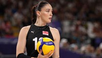 Zehra Gunes, atlet voli wanita dari Turki. Jared C. Tilton/Getty Images