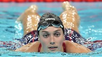 Alex Walsh, Atlet renang wanita dari Amerika Serikat. AP Photo/Tsvangirayi Mukwazhi