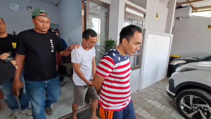 Pelaku peredaran sabu lintas pulau yang ditangkap oleh BNNP DIY, Rabu (7/8/2024).
