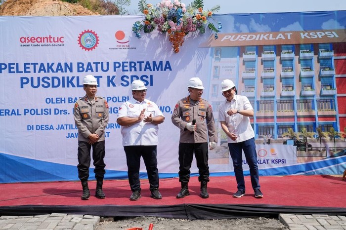 Peletakan Batu Pertama Pusdiklat KSPSI