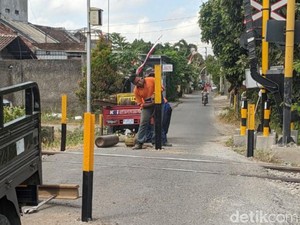 2 Pelintasan KA Ilegal di Tulungagung Ditutup, TKP Laka Avanza Dipersempit