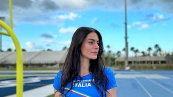 Rebbeca Bora, atlet atletik dari Italia. Foto: Screenshot/Instagram