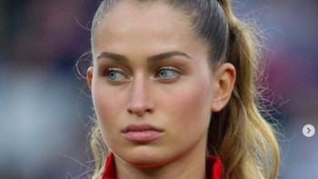 Jordyn Huitema, atlet sepakbola dari Kanada. Foto: Screenshot/Instagram