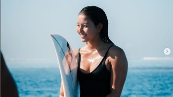Shino Matsuda, atlet surfing dari Jepang. Foto: Screenshot/Instagram