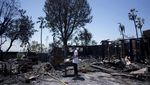 Semak Belukar di California Terbakar, Rumah-rumah Warga Hancur