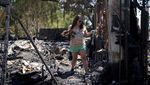 Semak Belukar di California Terbakar, Rumah-rumah Warga Hancur