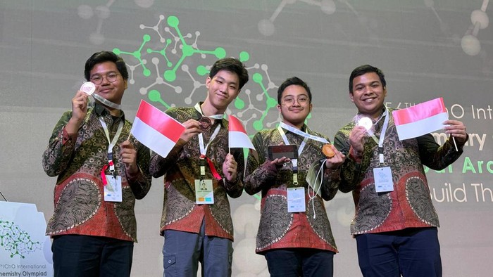 Siswa peraih medali perunggu IChO 2024.