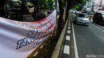 Spanduk Desak Jokowi Tangkap Bandar Judol Muncul di Jakarta