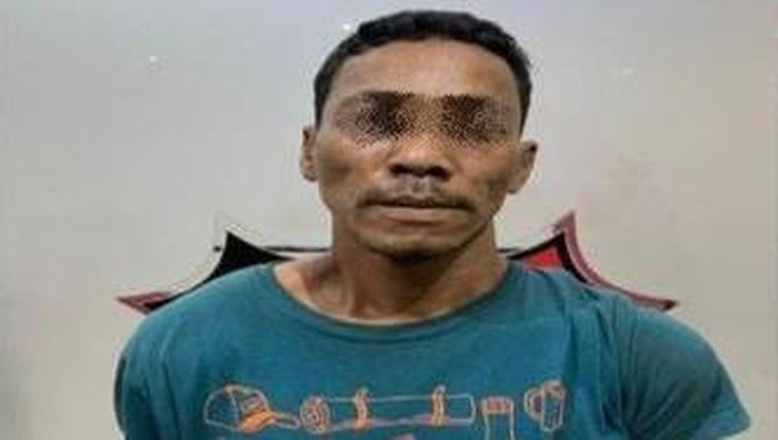 Tampang ayah yang perkosa anak tiri hingga korban melahirkan