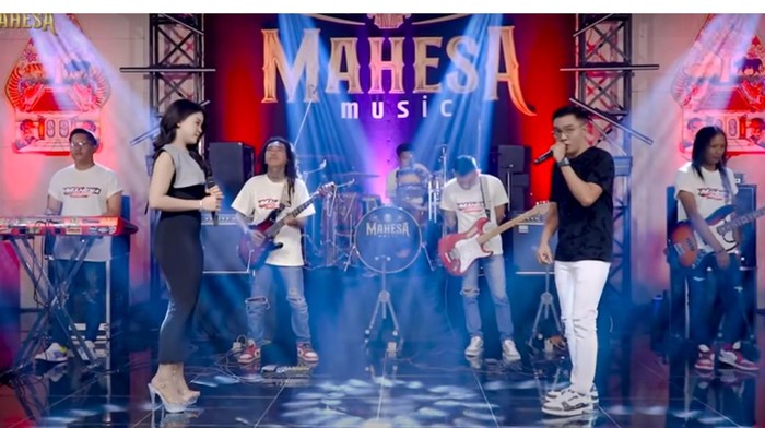 Tangkapan layar lagu pupusi nelongso, Gerry Mahesa ft Dian Teratu