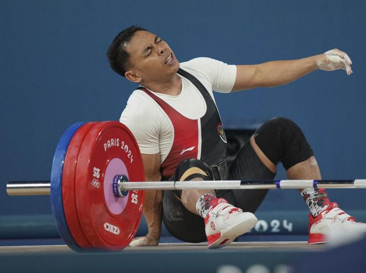 Tertatih Eko Yuli Gagal Raih Medali Angkat Besi Olimpiade Paris 2024