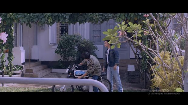 Bagian depan Rumah Milea yang dijadikan lokasi syuting film Dilan 1990.