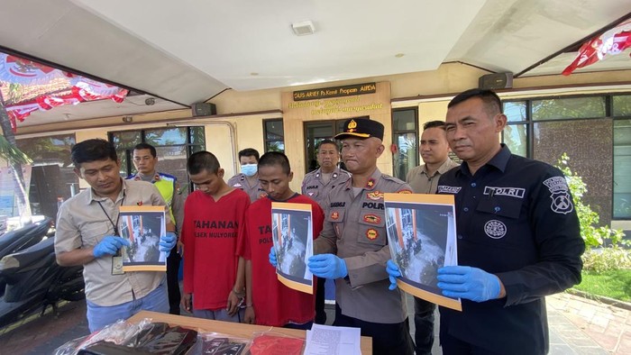 Dua remaja pelaku curanmor motor di Surabaya