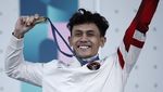 Ekspresi Veddriq Usai Sumbang Emas Olimpiade Pertama untuk Indonesia