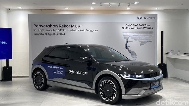 Hyundai Ioniq 5 pecahkan rekor MURI