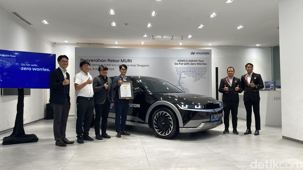 Hyundai Ioniq 5 pecahkan rekor MURI