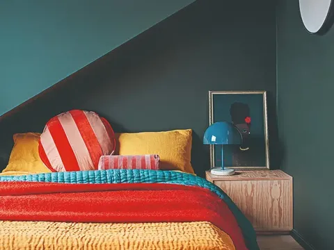 Ide lampu di kamar.