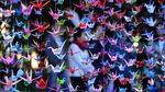 Instalasi Origami Burung Bangau Peringati Bom Atom Hiroshima Ke-79