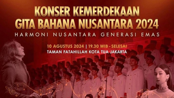 Rayakan HUT ke-79 RI dengan Konser Spektakuler Gita Bahana Nusantara