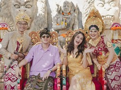 7 Gaya Luna Maya di Pernikahan Adik Maxime Bouttier, Simpel & Sederhana