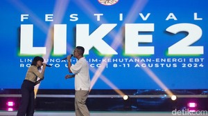 Festival LIKE 2 juga bakal menyajikan berbagai kegiatan menarik yang antara lain I LIKE CONCERT, I LIKE WALK (Fun Walk), gelar wicara, pameran, klinik pelatihan, pertemuan penjual dan pembeli, demo inovasi, kompetisi, dan KLHK Appreciation Night.