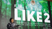 Terkait Festival LIKE 2, Siti Nurbaya mengatakan puncak acara tersebut nantinya bakal berlangsung pada Jumat 9 Agustus 2024 yang dihadiri oleh Presiden Joko Widodo. Nantinya Jokowi bakal melakukan penyerahan SK Perhutanan Sosial.