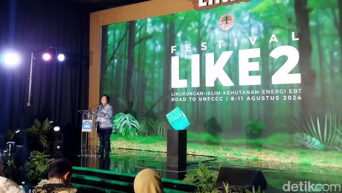 Menteri LHK Siti Nurbaya Bakar. (Kurniawan/detikcom)