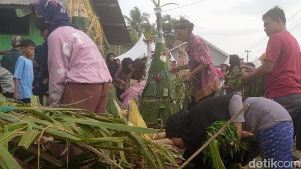 Suasana Merti Desa Trirejo, Loano, Purworejo, pada Kamis (8/8/2024).