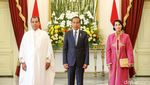 Momen Jokowi Terima Surat Kepercayaan 10 Dubes Negara Sahabat