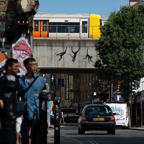 Mural Banksy di London