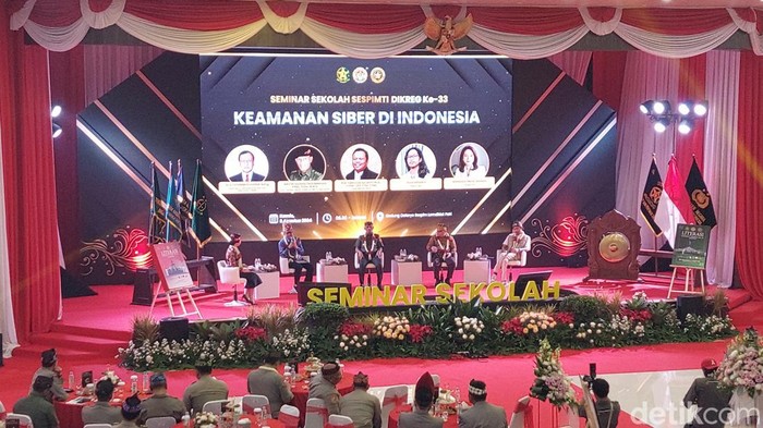 Pelaksanaan Seminar Keamanan Siber di Sespim Lemdiklat Polri Lembang