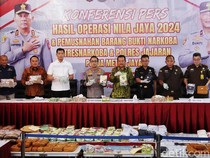 Barbuk Narkoba Hasil Operasi Nila Jaya Dimusnahkan