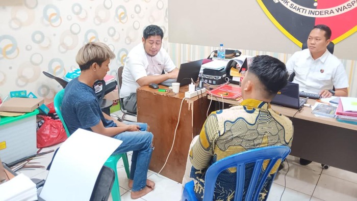 Pelaku pencabulan dua gadis di bawah umur diamankan tim Sat Reskrim Polresta Banyumas, Kamis (8/8/2024).
